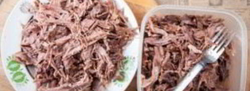 хрустальный холодец из домашнего петуха. Шаг 8