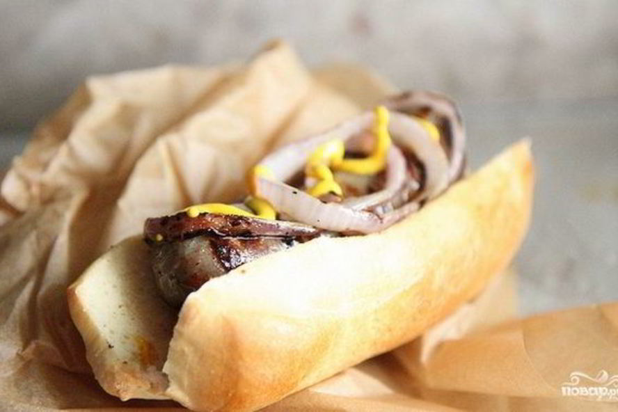 Рецепт булочки для хот-дога