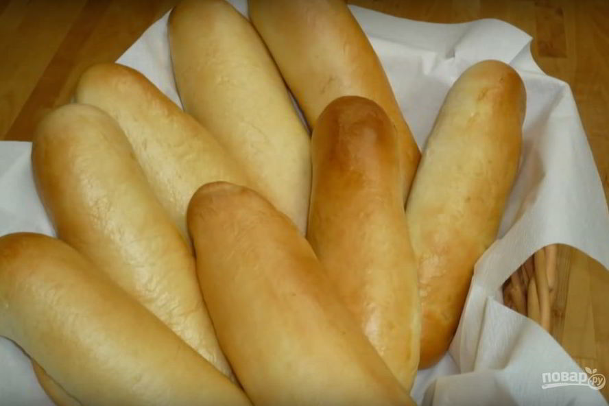 Рецепт булочек для хот-дога