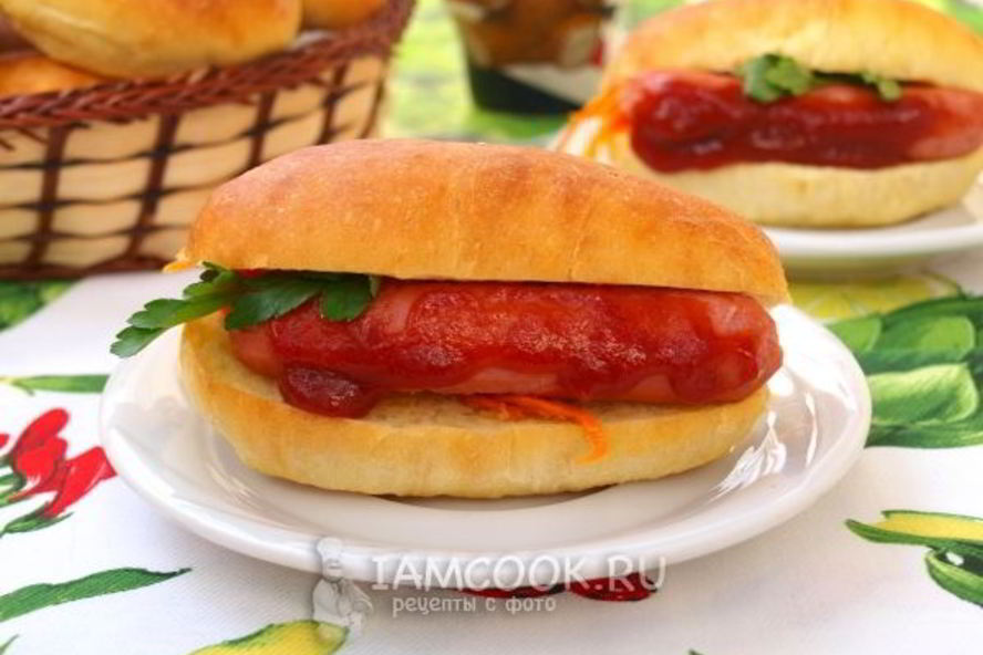 Рецепт булочек для хот-догов