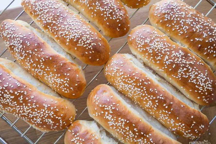 Рецепт домашних булочек для хот-догов