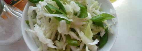 хот-дог с капустным салатом. Шаг 3