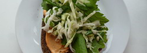 хот-дог с капустным салатом. Шаг 5