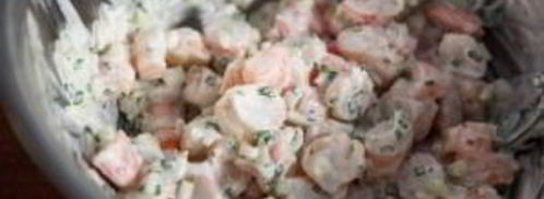 хот-дог с креветками. Шаг 3