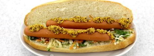 хот-дог с квашеной капустой. Шаг 7