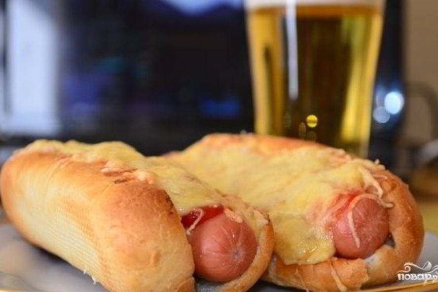 Рецепт хот-дога с сыром