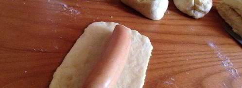 хот-дог такса. Шаг 6