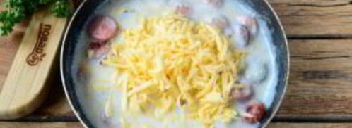 хот-дог в луковых колечках. Шаг 6