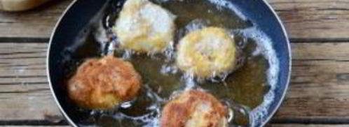 хот-дог в луковых колечках. Шаг 11