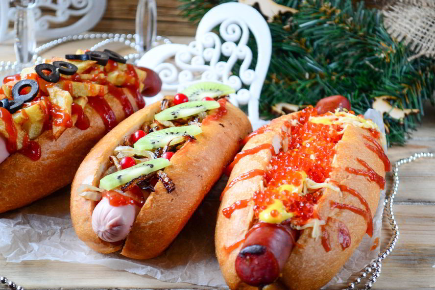 Рецепт новогодних хот-догов
