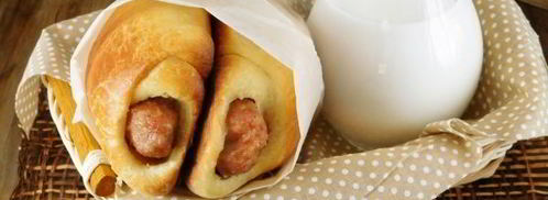 новогодний хот-дог с фаршем. Шаг 24