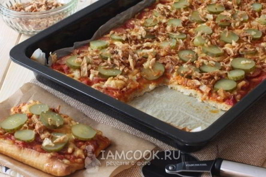 Рецепт пиццы хот-дог