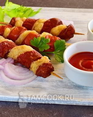 Слоеный хот-дог