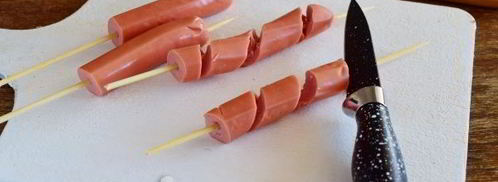 слоеный хот-дог. Шаг 10