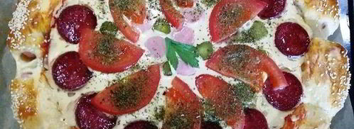 суперсырная хот-дог-пицца. Шаг 12