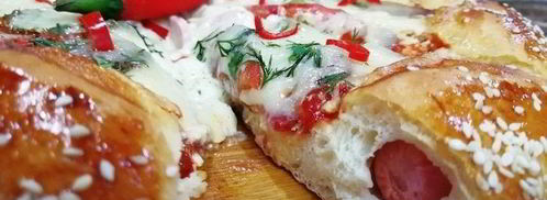 суперсырная хот-дог-пицца. Шаг 17