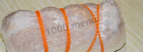 колбаса домашняя куриная с сыром. Шаг 14