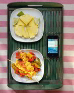 Креветки, маринованные в карри