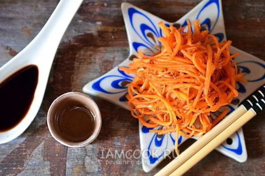 Рецепт корейской моркови с луком