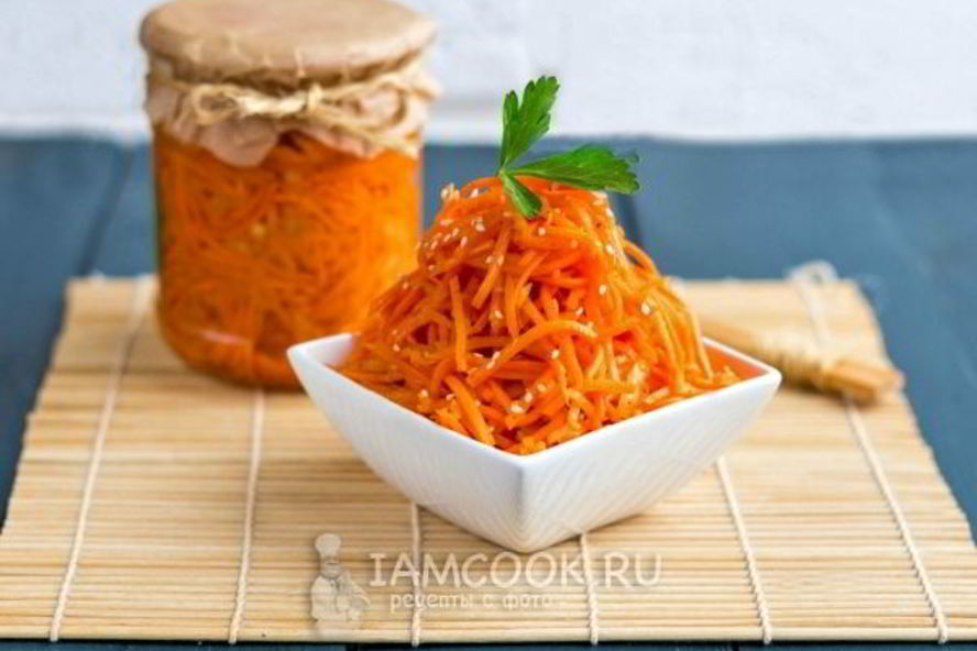 Рецепт моркови по-корейски на зиму