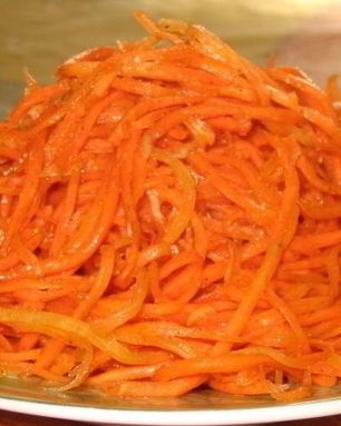 Морковь по-корейски с чесноком