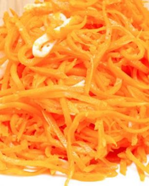 Морковь по-корейски с кальмарами