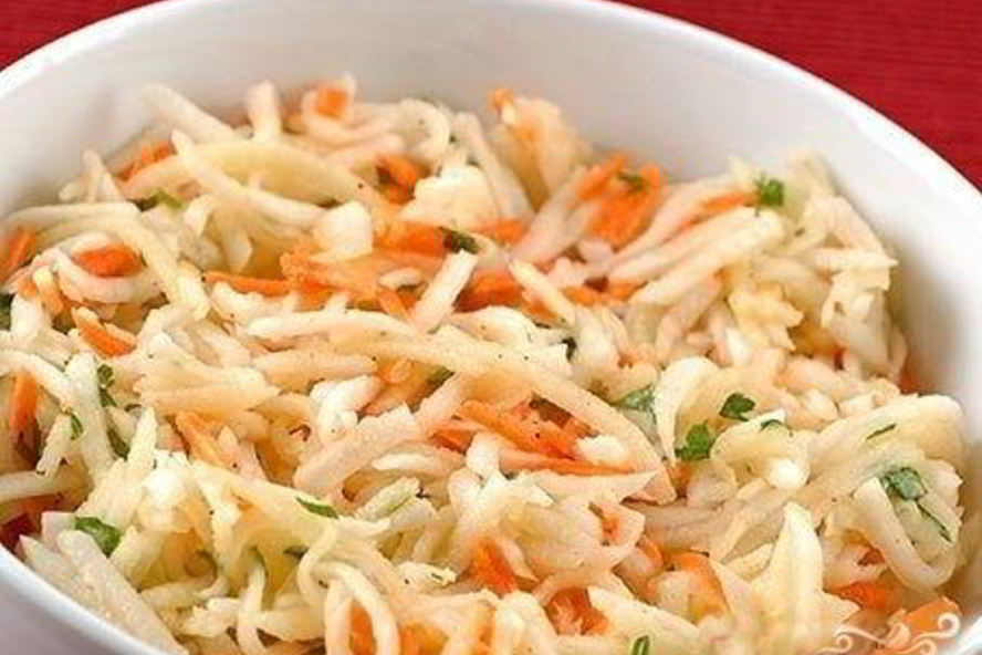 Рецепт моркови по-корейски с капустой