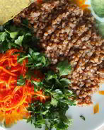 Морковь по-корейски с обжаренным луком