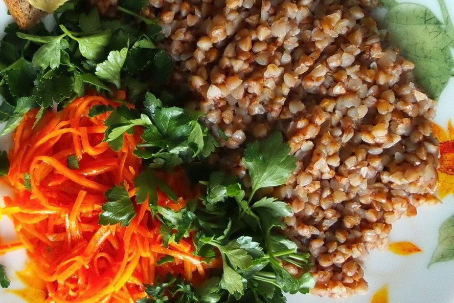 Рецепт моркови по-корейски с обжаренным луком