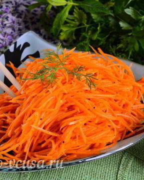 Морковь по-корейски с приправой