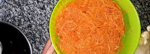 морковь по-корейски за 15 минут. Шаг 6