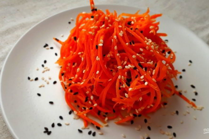 Рецепт моркови по-корейски за 5 минут