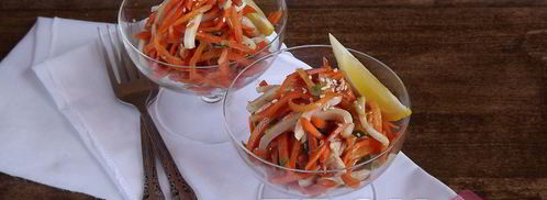 морковь с кальмаром по-корейски. Шаг 7