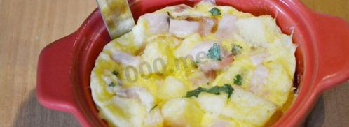 быстрый омлет в микроволновке. Шаг 14