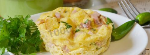 быстрый омлет в микроволновке. Шаг 15