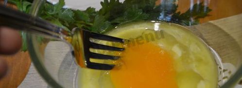 быстрый омлет в микроволновке. Шаг 5