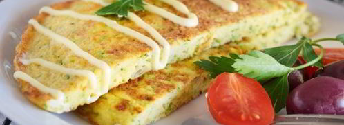 французский омлет с кабачками. Шаг 16