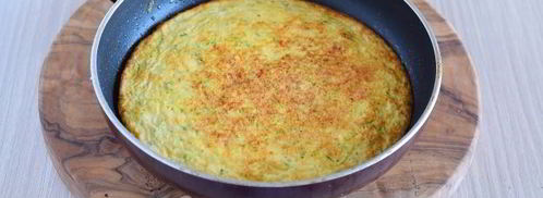 французский омлет с кабачками. Шаг 14