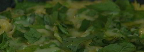 фриттата с макаронами и шпинатом. Шаг 9