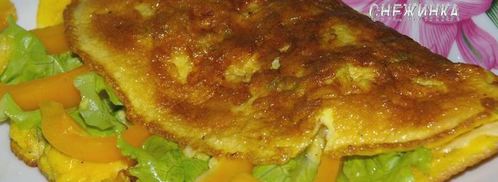 классический французский омлет. Шаг 9