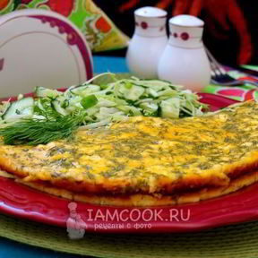 Омлет на сковороде