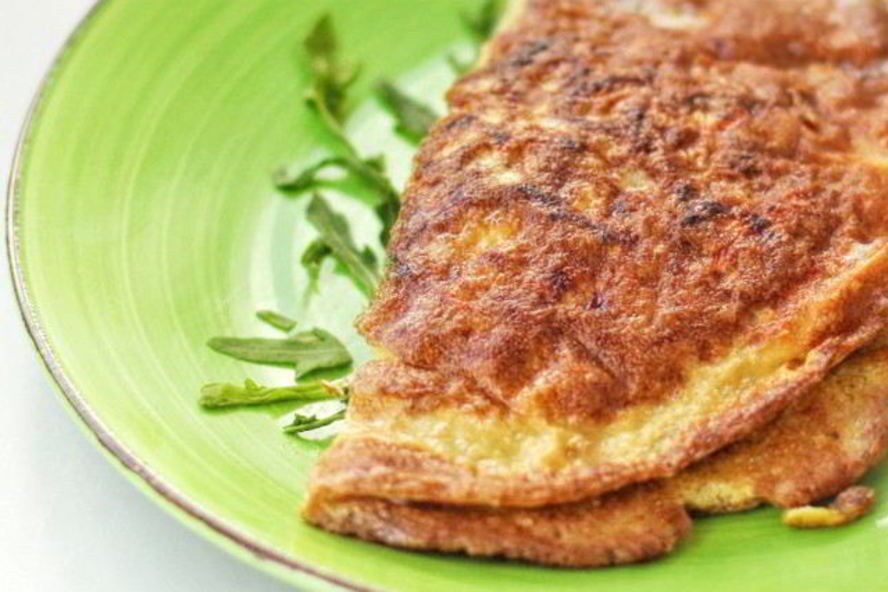 Рецепт омлета с бататом