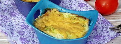 омлет с кабачком в духовке. Шаг 12