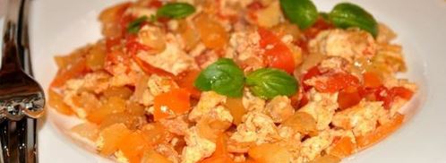 омлет с овощами. Шаг 8