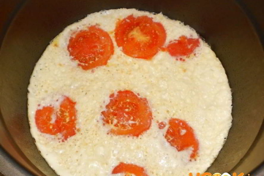 Рецепт омлета с помидорами