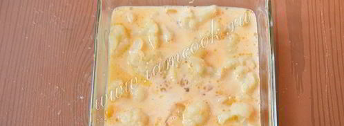 омлет с цветной капустой и кукурузой. Шаг 8