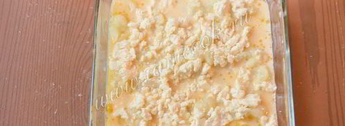 омлет с цветной капустой и кукурузой. Шаг 9