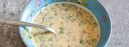 омлет с цветной капустой на сковороде. Шаг 7