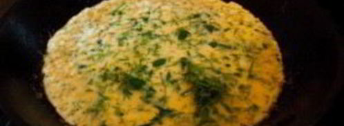 омлет с зеленью. Шаг 5