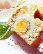 Запеченный омлет с куриным филе